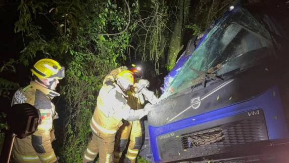 Caroneiro morre em capotamento na BR 158 em Panambi 1 Studio Notícias | Studio TV Caroneiro morre em capotamento na BR 158 em Panambi