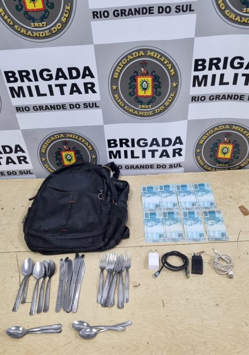Brigada Militar prende homem por roubo em Vacaria 1 Studio Notícias | Studio TV Brigada Militar prende homem por roubo em Vacaria