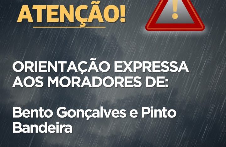 Studio Notícias | Studio TV Defesa Civil alerta população das cidades de Bento Gonçalves e Pinto Bandeira para o risco de rompimento da Represa de São Miguel