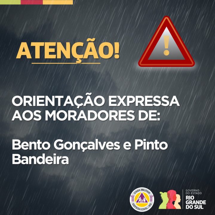 Defesa Civil alerta população das cidades de Bento Gonçalves e Pinto Bandeira para o risco de rompimento da Represa de São Miguel 1 Studio Notícias | Studio TV Defesa Civil alerta população das cidades de Bento Gonçalves e Pinto Bandeira para o risco de rompimento da Represa de São Miguel