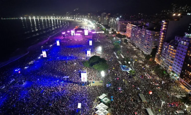 Studio Notícias | Studio TV Show de Madonna reúne 1,6 milhão de pessoas em Copacabana
