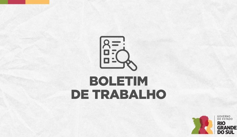 Studio Notícias | Studio TV Mercado de trabalho no RS apresenta estabilidade no primeiro trimestre de 2024