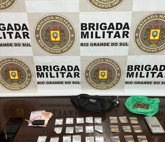 Studio Notícias | Studio TV Brigada Militar prende homem por tráfico de drogas em Coronel Pilar