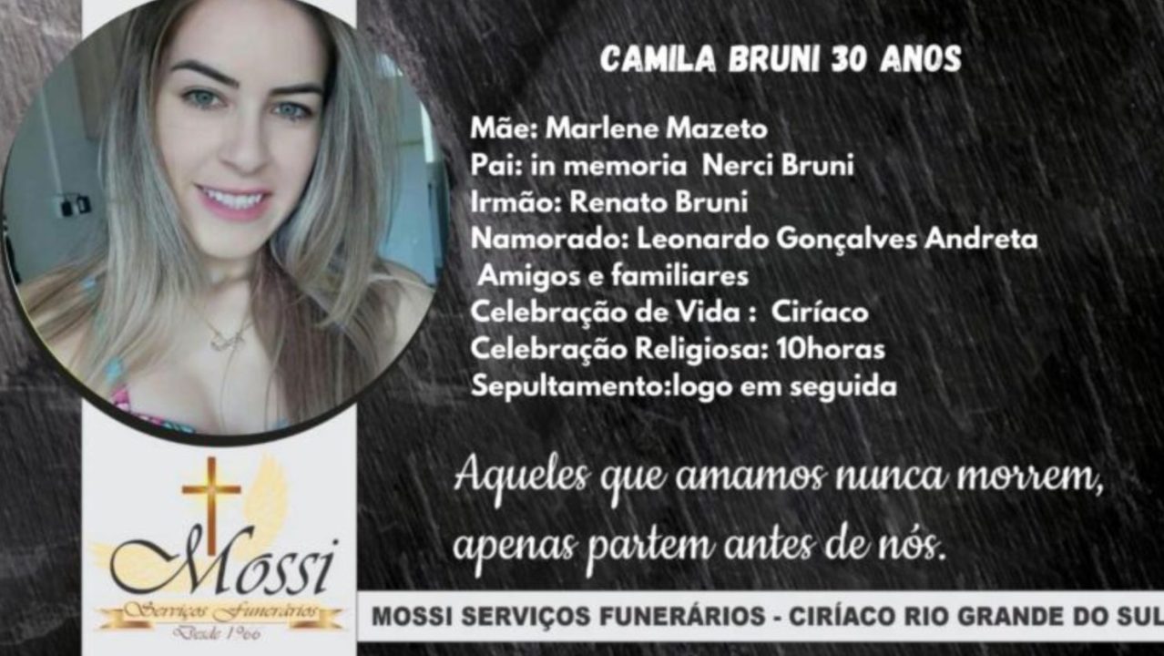 Jovem encontrada sem vida em Veranópolis foi sepultada em Ciríaco 1 Studio Notícias | Studio TV Jovem encontrada sem vida em Veranópolis foi sepultada em Ciríaco