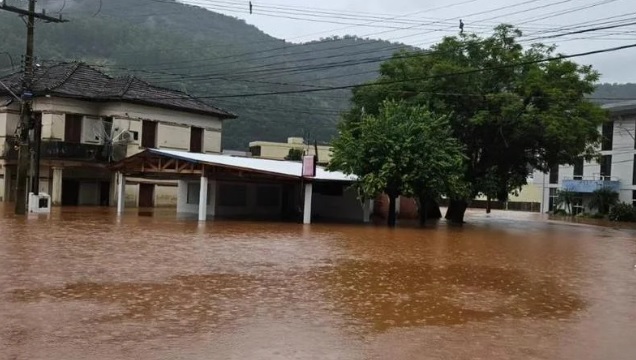 Studio Notícias | Studio TV Rio Taquari ultrapassa cota de alerta em Muçum e Santa Tereza
