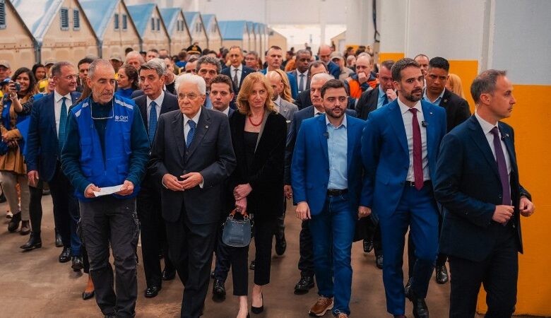 Studio Notícias | Studio TV Governador e presidente da Itália visitam Centro Humanitário de Acolhimento Recomeço, em Canoas