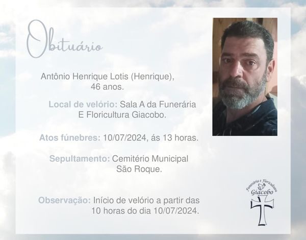 Studio Notícias | Studio TV Homem que morreu em travessia do Rio das Antas entre Cotiporã e Bento Gonçalves será sepultado nesta tarde