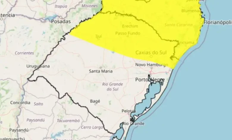 Studio Notícias | Studio TV INMET alerta para tempestades severas no Sul do Brasil neste domingo