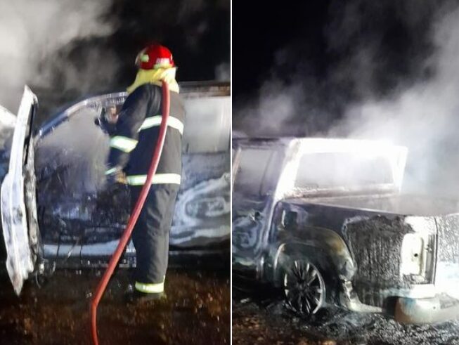 Bombeiros voluntários de São José do Ouro atendem incêndio veicular na estrada para o Pontão 1 Studio Notícias | Studio TV Bombeiros voluntários de São José do Ouro atendem incêndio veicular na estrada para o Pontão