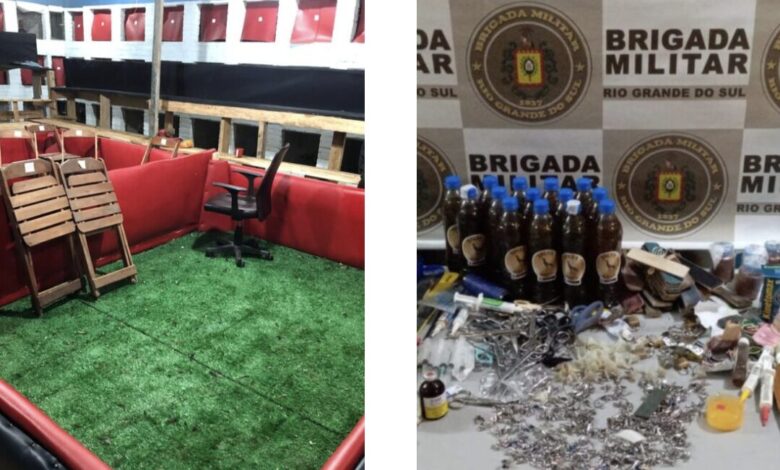 Studio Notícias | Studio TV Brigada Militar flagra rinha de galos no interior de Três Coroas