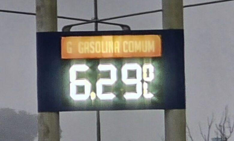 Studio Notícias | Studio TV Preço por litro da gasolina passa dos R$ 6 reais em Veranópolis após aumento da distribuidora
