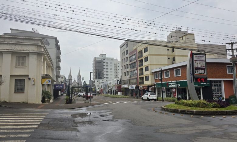 Studio Notícias | Studio TV Frente fria provoca chuva irregular e temperaturas amenas no RS neste domingo