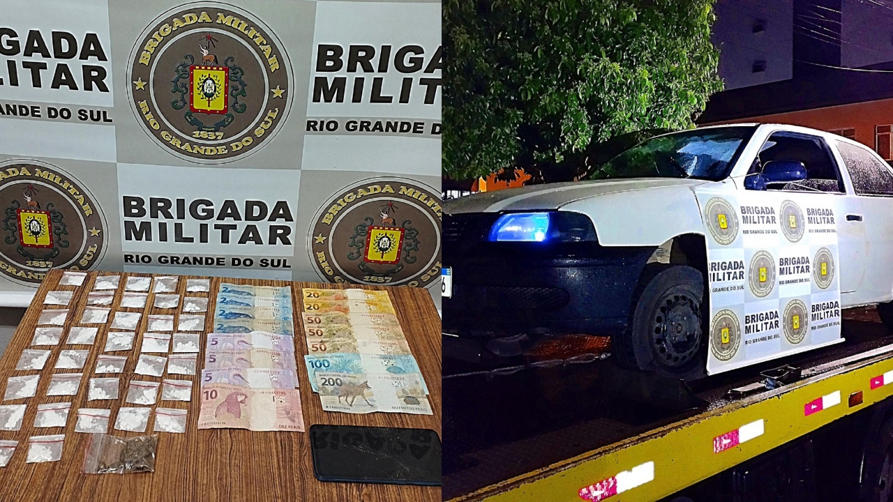 Brigada Militar prende jovem por tráfico de drogas em Farroupilha 1 Studio Notícias | Studio TV Brigada Militar prende jovem por tráfico de drogas em Farroupilha