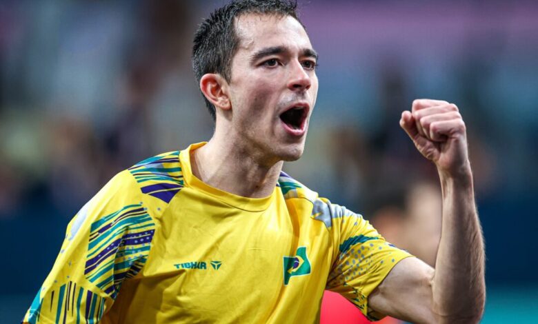 Studio Notícias | Studio TV Calderano garante Brasil em 1ª semi do tênis de mesa em Olimpíadas
