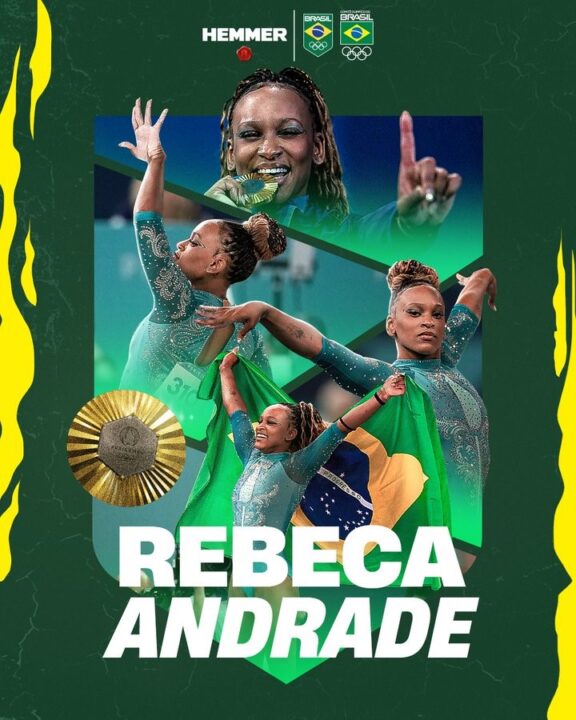 Rebeca Andrade é celebrada por lendas do esporte brasileiro 1 Studio Notícias | Studio TV Rebeca Andrade é celebrada por lendas do esporte brasileiro