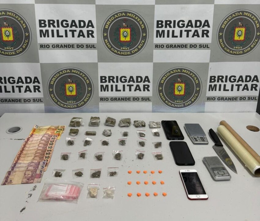 Studio Notícias | Studio TV Brigada Militar prende homem por tráfico de drogas em Caxias do Sul