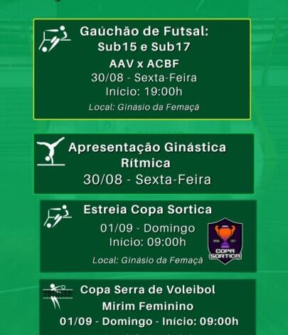 Studio Notícias | Studio TV Final de semana movimentado para a AAV