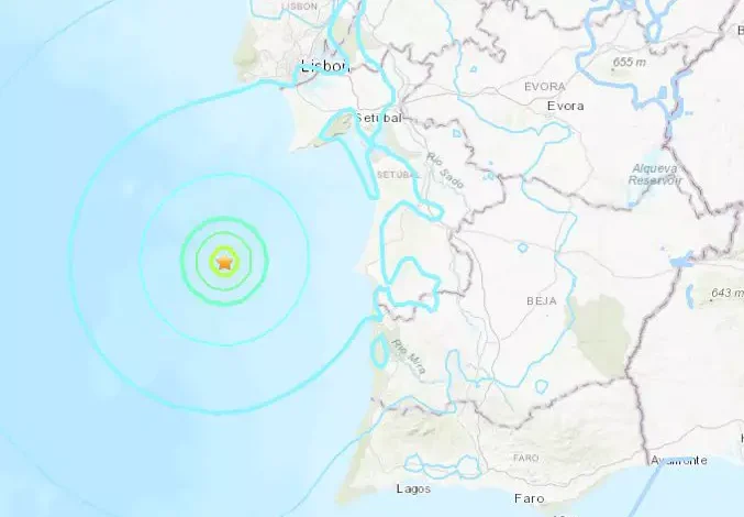 Studio Notícias | Studio TV Terremoto de 5,4 graus atinge a costa de Setúbal, Portugal