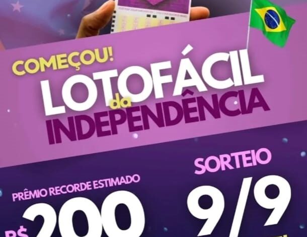 Studio Notícias | Studio TV Lotofácil da Independência: sorteio acontece na próxima segunda-feira (09)