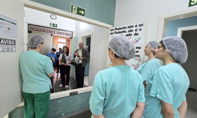 Studio Notícias | Studio TV Mãe Aparecida no Hospital São João Batista de Nova Prata