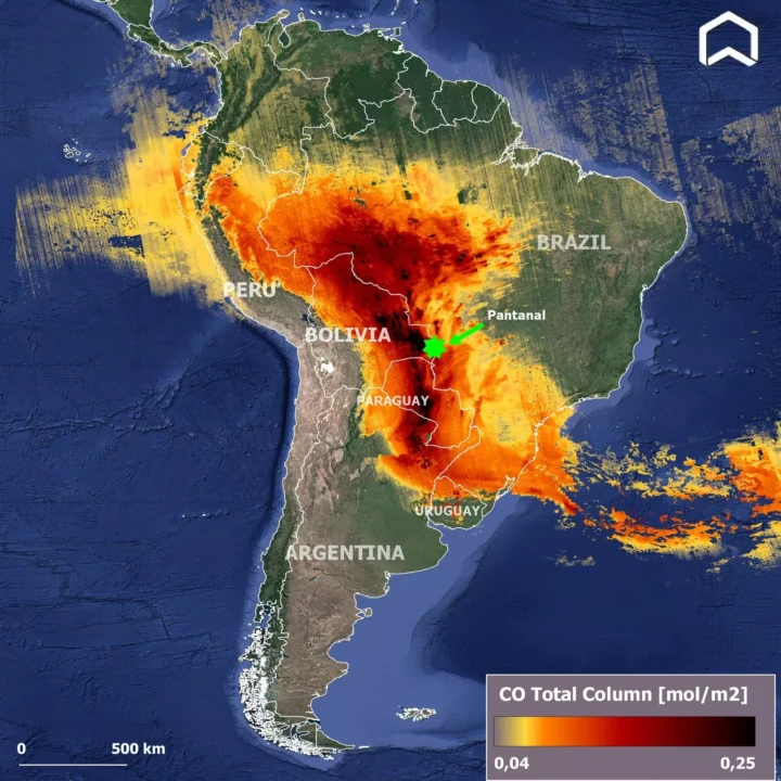 Monóxido de carbono atinge níveis altíssimos em parte do Brasil 1 Studio Notícias | Studio TV Monóxido de carbono atinge níveis altíssimos em parte do Brasil
