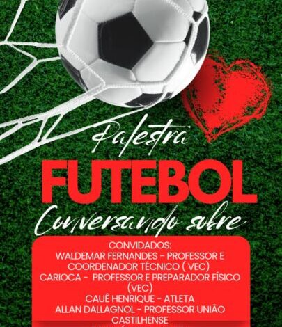 Studio Notícias | Studio TV Academia Clube Gaúcho promove Palestra sobre Futebol em Vila Flores nesta quarta-feira (18)