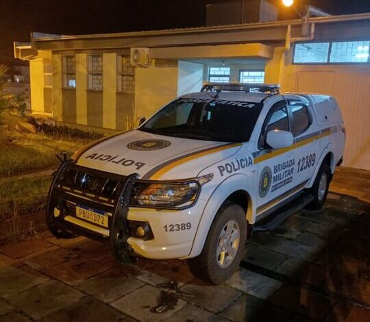 Studio Notícias | Studio TV Brigada Militar prende homem com mandado de prisão no interior de Protásio Alves