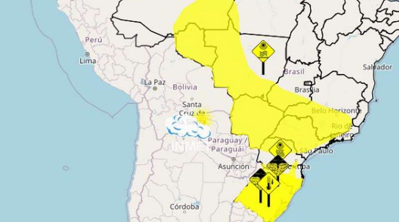 Inmet emite alerta para condições climáticas adversas no Rio Grande do Sul 1 Studio Notícias | Studio TV Inmet emite alerta para condições climáticas adversas no Rio Grande do Sul