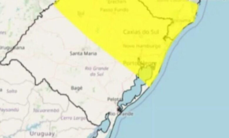 Studio Notícias | Studio TV Alerta de temporal com ventos fortes é emitido para o Rio Grande do Sul