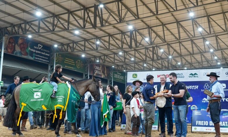 Studio Notícias | Studio TV Final do Freio de Ouro celebra os grandes campeões e o melhor da genética do cavalo crioulo
