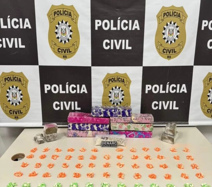 Homem é preso por tráfico de drogas em operação da Polícia Civil em Caxias do Sul 1 Studio Notícias | Studio TV Homem é preso por tráfico de drogas em operação da Polícia Civil em Caxias do Sul