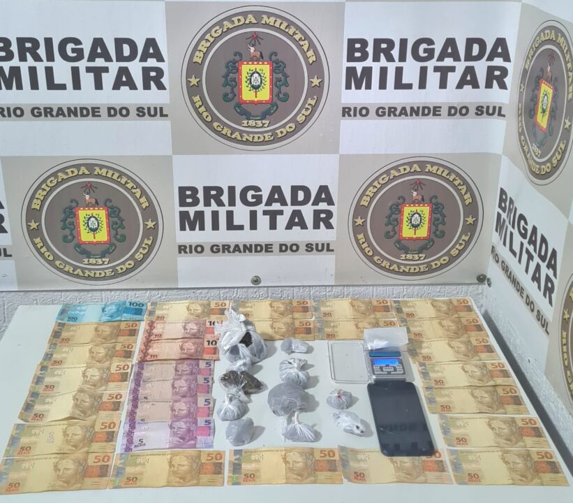 Brigada Militar prende homem por tráfico de drogas em Serafina Corrêa 1 Studio Notícias | Studio TV Brigada Militar prende homem por tráfico de drogas em Serafina Corrêa