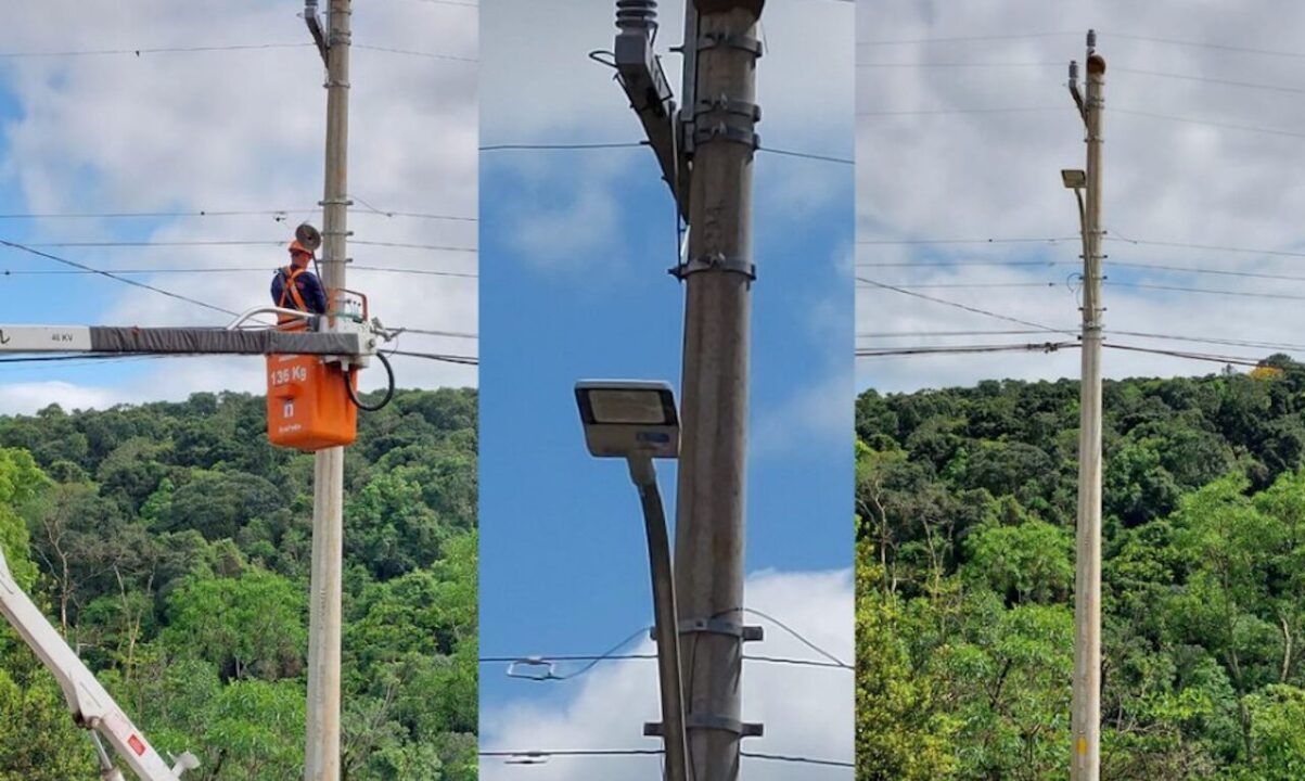 Veranópolis inicia instalação de lâmpadas de LED na comunidade de Monte Bérico 1 Studio Notícias | Studio TV Veranópolis inicia instalação de lâmpadas de LED na comunidade de Monte Bérico
