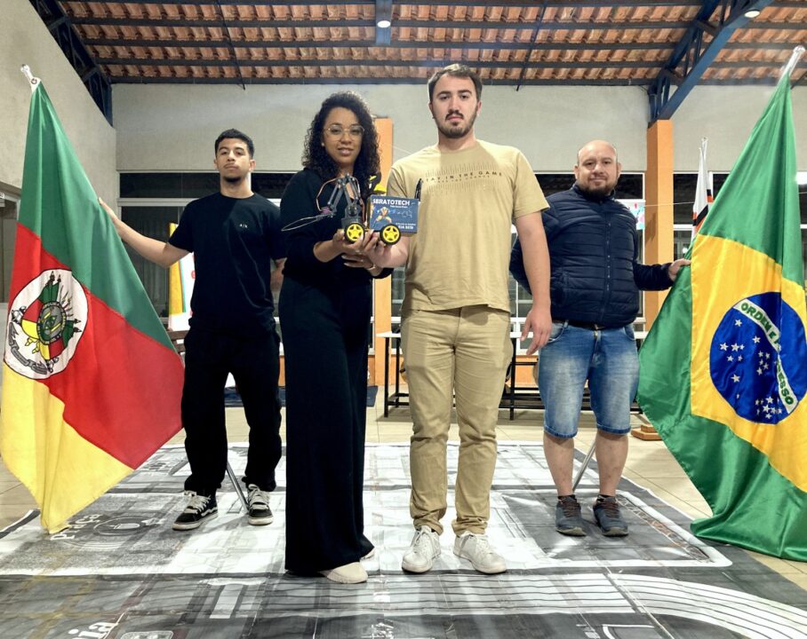 Alunos da EJA SESI de Nova Prata são finalistas no Torneio de Robótica 2024 1 Studio Notícias | Studio TV Alunos da EJA SESI de Nova Prata são finalistas no Torneio de Robótica 2024