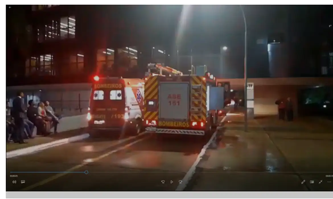 STF tem princípio de incêndio; servidores são retirados do prédio 1 Studio Notícias | Studio TV STF tem princípio de incêndio; servidores são retirados do prédio