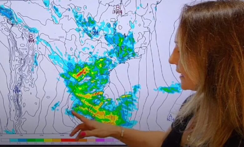Studio Notícias | Studio TV Video: meteorologista Estael Sias explica ciclone e alerta para temporais