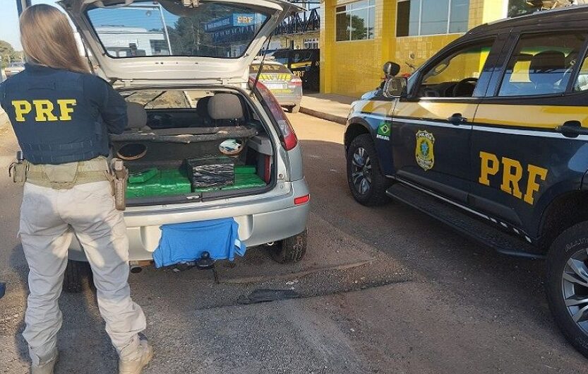 PRF apreende 114 quilos de maconha após perseguição em Passo Fundo 1 Studio Notícias | Studio TV PRF apreende 114 quilos de maconha após perseguição em Passo Fundo