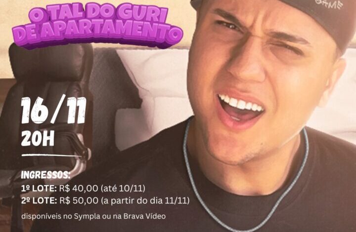 Studio Notícias | Studio TV Espaço Gira Mundo promove show de comédia: “O Tal do Guri de Apartamento”