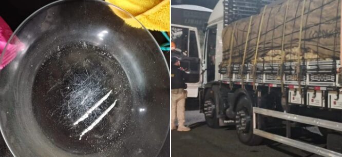 Motorista de caminhão é preso por dirigir sob efeito de cocaína em Osório 1 Studio Notícias | Studio TV Motorista de caminhão é preso por dirigir sob efeito de cocaína em Osório