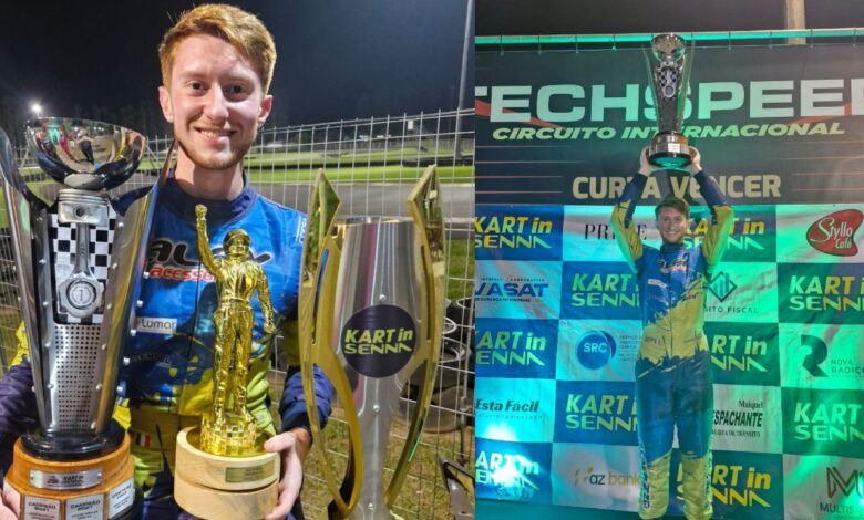 Studio Notícias | Studio TV Piloto veranense Germano Peruzzo conquista título de campeão no Kart InSenna 2024