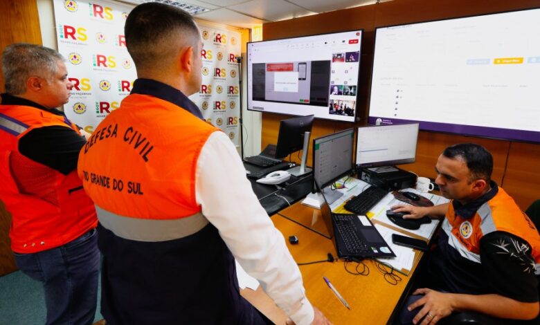 Studio Notícias | Studio TV Defesa Civil do Rio Grande do Sul realiza demonstração de nova ferramenta de alerta