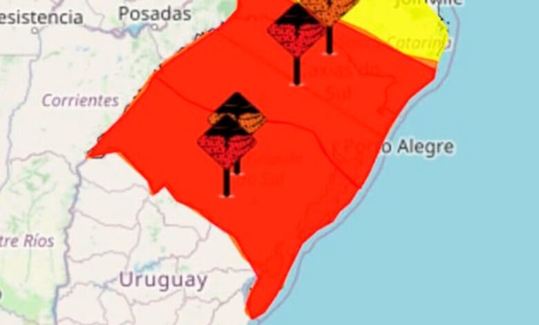 Studio Notícias | Studio TV Inmet divulga alertas vermelhos de tempestade para todo o RS