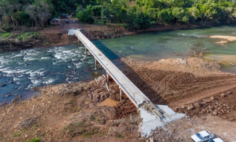 Studio Notícias | Studio TV Inauguração da ponte entre Cotiporã e Dois Lajeados é adiada por conta das condições climáticas