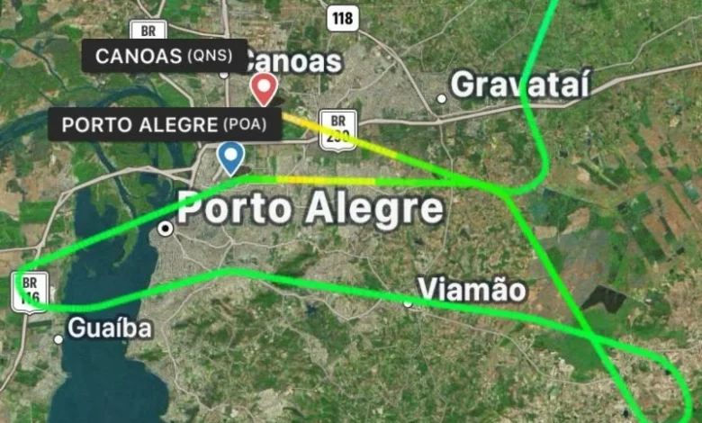 Studio Notícias | Studio TV Piloto faz pouso de emergência em Canoas após falha no avião em meio ao ciclone Biguá