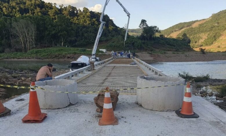 Studio Notícias | Studio TV Ponte sobre o Rio das Antas entre Cotiporã e Bento Gonçalves: tráfego será liberado ainda em dezembro