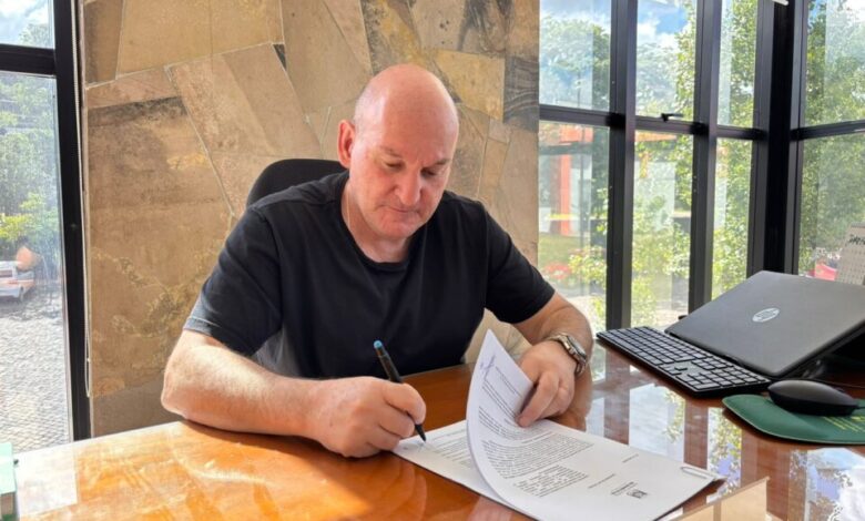 Studio Notícias | Studio TV Fagundes Varela assina convênio para revitalização do ginásio Centro Poliesportivo Bella Vista