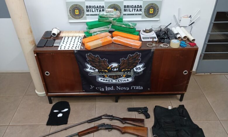 Studio Notícias | Studio TV Casal é preso por tráfico de drogas e posse de armas em Caseiros
