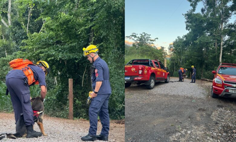 Studio Notícias | Studio TV Corpo de Bombeiros realiza buscas por desaparecida em Campestre da Serra
