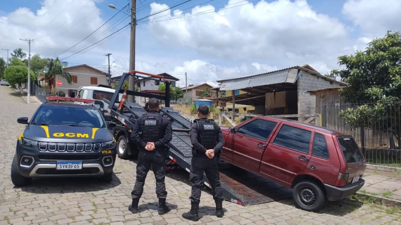 Guarda Municipal localiza veículo furtado no Santo Antão em Bento Gonçalves 1 Studio Notícias | Studio TV Guarda Municipal localiza veículo furtado no Santo Antão em Bento Gonçalves