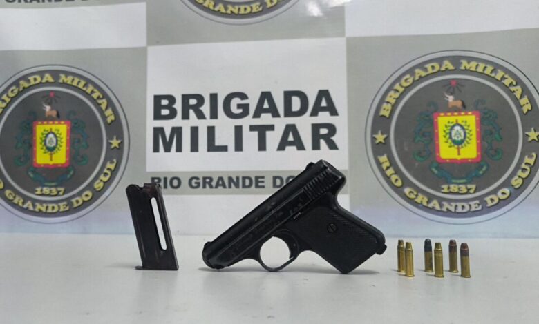 Studio Notícias | Studio TV Brigada Militar de São Marcos apreende quarta arma em 16 dias